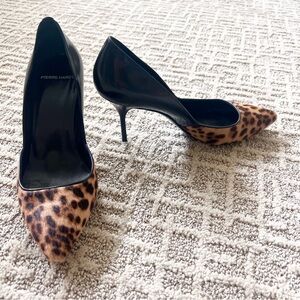 Pierre Hardy size 38.5 animal print d'orsay pumps genuine leather stiletto heels